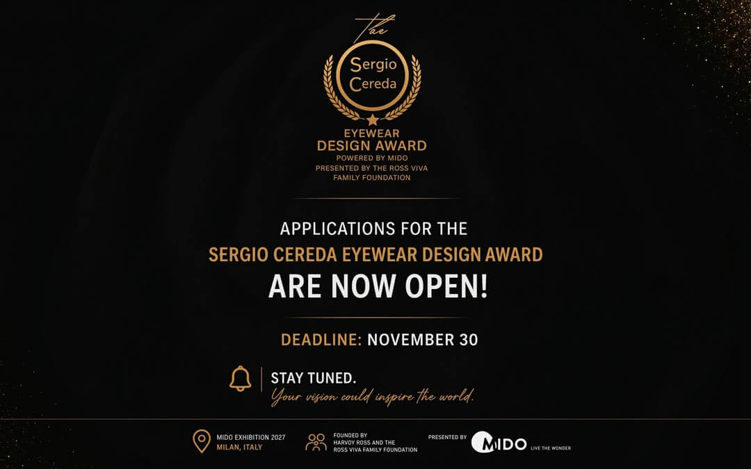 Sergio Cereda Eyewear Design Award 2027 Opens